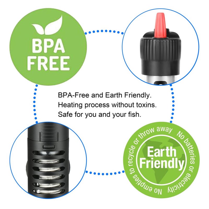 DaToo Aquarium Heater Fish Tank Heater Submersible 200 Watt, 1 Yr Warranty - Image 5